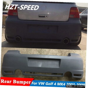 hABSfގԑ̃LbgAop[VWSt4MK4f`FWR32X^C2003-2009 Unpainted ABS Material Car Body Kit Rear Bumper For VW Golf 4 MK4 Facelift R32 Style 2003-2009