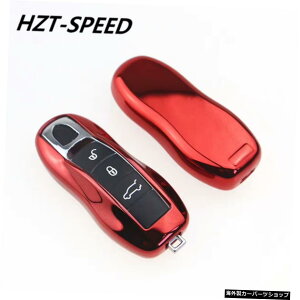 yԁzXpC_[|VFJCG}Jp\tgTPUJ[L[Jo[P[X911970981 991 92A 2013{NX^[PC} yRedzSoft TPU Car Key Cover Case for Spyder Porsche Cayenne Macan 911 970 981 991 92A 2013 Boxster C
