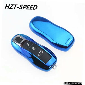 yu[zXpC_[|VFJCG}Jp\tgTPUJ[L[Jo[P[X911970981 991 92A 2013{NX^[PC} yBluezSoft TPU Car Key Cover Case for Spyder Porsche Cayenne Macan 911 970 981 991 92A 2013 Bo