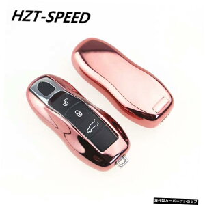 ysNzXpC_[|VFJCG}Jp\tgTPUJ[L[Jo[P[X911970981 991 92A 2013{NX^[PC} yPinkzSoft TPU Car Key Cover Case for Spyder Porsche Cayenne Macan 911 970 981 991 92A 2013 Bo