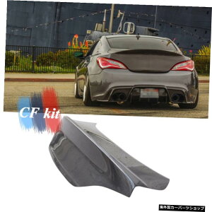 CFLbgAJ[{t@Co[AgNu[cJo[q_CWFlVXN[y2009-2011AbvgNJ[X^CO CF Kit Real Carbon Fiber Rear Trunk Boot Cover For Hyundai Genesis Coupe 