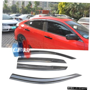 z_VrbNFK7FK8nb`obN2016pJ[{t@Co[EBhEoCU[xgTVF[hCK[h-AbvJ[X^CO Carbon Fiber Window Visor Vent Sun Shade Rain Guard For Honda CIVIC FK