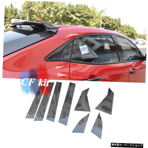 6PCJ[{t@Co[EBhEs[|XggBCRXebJ[z_VrbN2016-2020FK7FK8 5D HATCHBACHJ[ANZT[ 6PC Carbon fiber Window Pillar Posts Trims BC Column Stickers For Honda Civic 2016 -