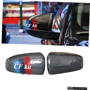 CFLbgAJ[{t@Co[~[Jo[pLbvTChr[pBMWE70E71 X5 X6J[X^CO CF Kit Real Carbon Fiber Mirror Cover Replace Cap Side View Replacement For BMW E70 E71 X5 X6 Car Styli