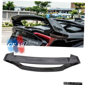 CFLbgJ[{t@Co[AX|C[gNbvEBOg^CHRC-HR_uX|C[2017UPJ[X^CO CF Kit Carbon fiber Rear Spoiler Trunk Lip Wing For Toyota CHR C-HR Double Spoilers 2017UP Ca
