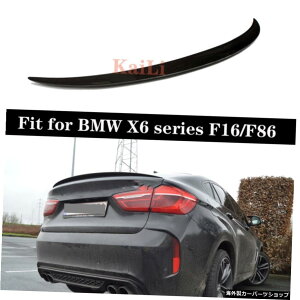 BMWX6V[YF16F86OXubNgNEBOpJ[{t@Co[AX|C[201520162017 Carbon Fiber Rear Spoiler for BMW X6 Series F16 F86 Gloss Black Trunk Wings 2015 2016 2017