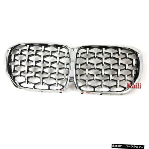yVo[zX5G05OptgLhj[Otgop[OJ[X^CO ysilverzA pair Front Kidney Grille For X5 G05 Grille Front Bumper Grill Car Styling