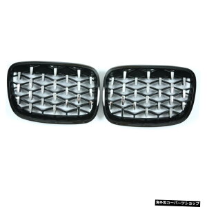 �y�u���b�N�G�b�W�zBMWX5E70X6 E71�_�C�������h���[�V���O�O�����t�����g�L�h�j�[�O�����o���p�[�p �yblack edge�zFor BMW X5 E70 X6 E71 Diamond Racing Grills Front Kidney Grille Bumper�y���s�A���i�z