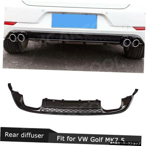 PPOXubNAbvfBt[U[X|C[AVWSt77.5MK7.5X^_[hGTI201820194AEgbgop[Jo[J[X^CO PP Gloss Black Rear Lip Diffuser Spoiler for VW Golf 7 7