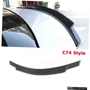 �yC74�X�^�C���z�����Z�f�X�x���cW205�X�|�C���[�pC180C200C634�h�A2015-2019���A���J�[�{���t�@�C�o�[�J�[���A�X�|�C���[FRP�g�����N���b�h�E�B���O �yC74 Style�zFor Mercedes Benz W205 Spoiler C180 C200 C63 4 
