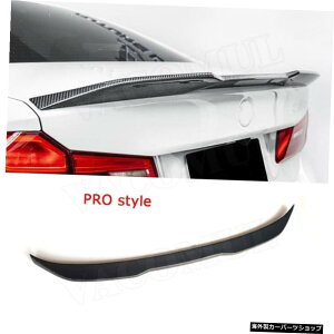 �yPRO�X�^�C���zBMW5�V���[�YG30F90M5�Z�_��530i540i�X�|�C���[�p�J�[�{���t�@�C�o�[�f�ރ��A�g�����N���b�v�X�|�C���[�u�[�c�E�B���O201720182019 �yPRO style�zCarbon Fiber Material Rear Trunk Lip Spoiler Boot Wi