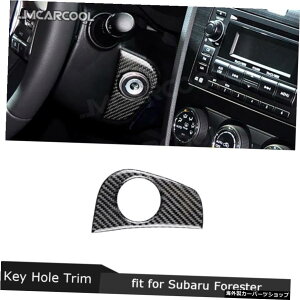 XotHX^[XVNXgbNWRXSTI2015-2019LHDpJ[{t@Co[J[X^[gXCb`L[z[gt[fReBuXebJ[ Carbon Fiber Car Start Switch Key Hole Trim Frame Decorati