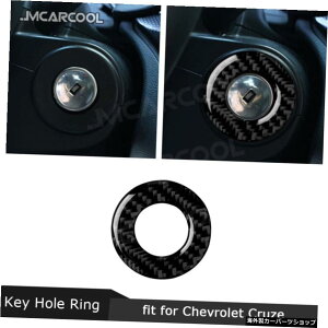 Ԃ̓_΃L[z[XCb`OJ[{t@Co[gJo[V{[N[Y2009-2015J[ANZT[pfJ[XebJ[ Car Ignition Key Hole Switch Ring Carbon Fiber Trim Cover Decal Sticker For