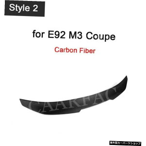 yE92X^C2pzBMW3V[YE90E92E932006-2012gNu[cbvEBOX|C[ABSOXubNpAX|C[J[{t@Co[ yfor E92 style 2zRear Spoiler Carbon Fiber for BMW 3 Series 