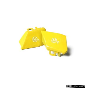 yFzJ[X|[cXeAOzC[M1M2XCb`BMWM3M4 M5 M6 X5M X6M F80 F82 F83 F10 F06F15F16ANZT[̃{^Jo[ yyellowzCar Sport Steering Wheel M1 M2 Switch Replace Button Covers For BMW M3 M