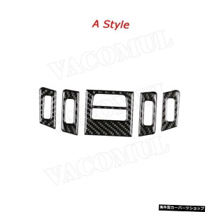 �yA�X�^�C���z�J�[�{���t�@�C�o�[�J�[�Z���^�[�R���\�[���G�A�R���A�E�g���b�g�{�^���g�����t���[���J�o�[�X�e�b�J�[BMWE90E92 E93 2005-2012 �yA Style�zCarbon Fiber Car Center Console Air Conditioning Outlet 