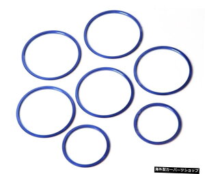 yBlue7PCSzABSfރGARxgOJ[ANZT[X^COZfXxcCGLCNXW205X253 yBlue 7 PCSzABS Material Air Conditioning Vent Decorative Ring Car Accessorise Styling for Mercedes Benz 