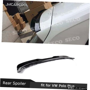 tHNX[QVW|vXX|C[2019J[X^COpABSA[tX|C[obNEBhEEBO ABS Rear Roof Spoiler Back Window Wings for Volkswagen VW Polo Plus Spoiler 2019 Car styling