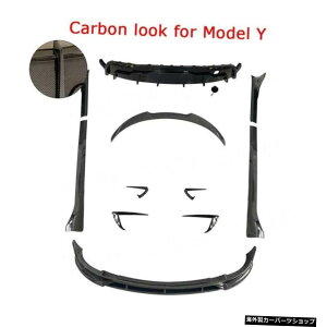 yJ[{bNzeXfYtgop[bvAfBt[U[TChXJ[gAX|C[pJ[{t@Co[J[{fBLbg yCarbon lookzCarbon Fiber Car Body Kit for Tesla 