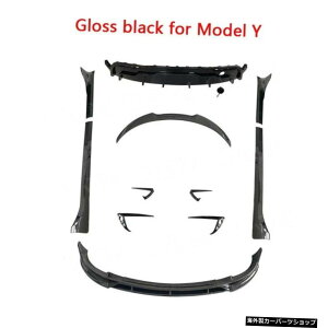 yOXubNzeXfYtgop[bvAfBt[U[TChXJ[gAX|C[pJ[{t@Co[J[{fBLbg yGloss blackzCarbon Fiber Car Body Kit for Tesla 