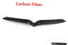 【カーボンファイバーダウン】カーボンファイバーフロントミドルネットロアトリムストリップABSカーボンルックカバーフードトリムテスラモデルXSUV2020用オートカースタイリング 【Carbon fiber Down】Carbon fiber Front middle Net lower trim strip ABS Carbon Look Cove