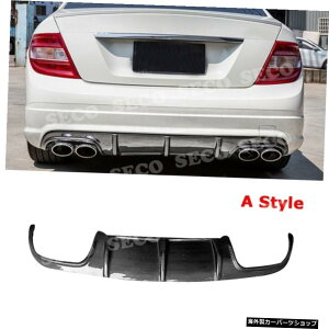 �yCFA�X�^�C���z�����Z�f�X�x���cC�N���XW204C63AMG2008-2011�t�B���V���[�N�X�^�C���p�J�[�{���t�@�C�o�[�J�[���A�o���p�[���b�v�f�B�t���[�U�[�A�N�Z�T���[ �yCF A Style�zCarbon Fiber Car Rear Bumper L