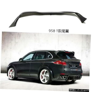 ĩJ[{t@Co[AgN[tX|C[EBO̓|VFJCGɓK95820112012 2013 2014 High quality Carbon Fiber Rear Trunk Roof Spoiler Wing Fits For Porsche Cayenne 958 2011 2012 2013 201