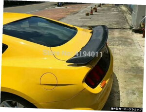 MONTFORD For Ford Mustang 2015 2016 2017 2018 2019カーボンファイバーリアルーフスポイラーテールブーツリップトランクウィングカーアクセサリー MONTFORD For Ford Mustang 2015 2016 2017 2018 2019 Carbon Fiber Rear Roof