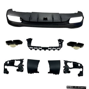 yzZfXxcpJ[Aop[bv}t[GL][Xg`bvXvb^[fBt[U[veN^[GLEGLSV167 X167 2020+ GLE63 AMG yblackzCar Rear Bumper Lip Muffler Exhaust Tip Splitter