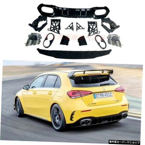 yA45nb`obNBLACKzW177pAfBt[U[2019-2020ANXA180A200A220A250Z_nb`obNAop[bve[pCvA35X^C yA45 Hatchback BLACKzRear Diffuser for W177 2019-2020 A Class A