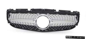 y2016SLCVo[zABSvX`bN_CAhGTtgOJ[X^COZfXxc~hOXSLKSLCSLSN[yR172R230R231 W217 C217 y2016 SLC silverzABS plastic Diamond GT front grille Car 