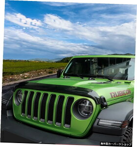 X^CO[fBOJ[tgXg[oOftN^[t[hEBhGAftN^[V[hThubNforJeepWrangler JL 2018+ Styling Mouldings Car Front Stone Bug Deflector Hood Wind Ai