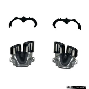 yGLA35ubNzAop[^[{}t[GL][Xg`bvZfXxcppCvoGLAH247GLA200 220250 GLA35 GLA45 AMG Refitting 2020+ yGLA35 blackzRear Bumper Turbo Muffler Exhaust Tips Pipe Exits For M