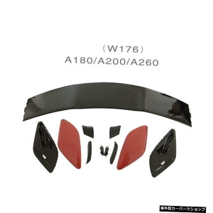 yԁzABSyCgubNbhJ[ZfXxcANXW176A160A180 A200 A250 A45 AMG5hAnb`obN2013-2018 yRedzABS Paint Black Red Color Rear Spoiler Wing For Mercedes Benz A Class W176 A160 A180 A200 A250