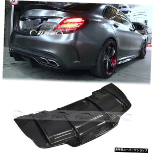 ZfXxcW205C63AMG 2015pJ[{t@Co[Aop[fBt[U[bvX|C[-UP Carbon Fiber Rear Bumper Diffuser Lip Spoiler for Mercedes-Benz W205 C63 AMG 2015-UP