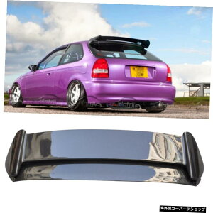 z_EKVrbNTy-R3Dr1996-2000J[{t@Co[A[tX|C[EBhEEBObviLEDCgtj For Honda EK Civic Ty-R 3Dr 1996-2000 Carbon Fiber Rear Roof Spoiler Window Wing Lip w/ LED Light