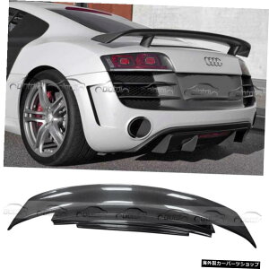 J[{t@Co[AX|C[gNbvEBOu[c̓AEfBR8V8V10 2007-2016J[X^COɓK Carbon Fiber Rear Spoiler Trunk Lip Wing Boot Fits For Audi R8 V8 V10 2007-2016 Car Styling