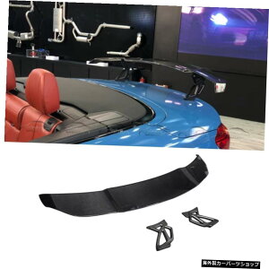 BMW F80 F82 F87 M2 M3 M4GTレーシング2014用ブラックリアルカーボンファイバーリアトランクウィングスポイラー-up Black Real Carbon Fiber Rear Trunk Wing Spoiler for BMW F80 F82 F87 M2 M3 M4 GT Racing 2014-up