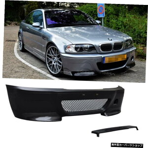 ubNPPJ[tgop[bvX|C[Gv{fBLbgBMWE463V[Y1998-2004 Black PP Car Front Bumper Lip Spoiler Apron Body Kit For BMW E46 3 Series 1998-2004