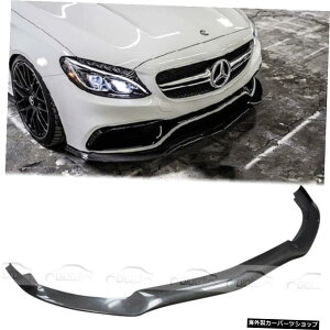 ZfXxcW205C63AMG 4DR 2014-2019 Carbon Fiber Front Bumper Lip Spoiler For Mercedes Benz W205 C63 AMG 4DR 2014-2019