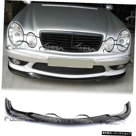 メルセデスベンツW211E55Eクラス2003-2006カースタイリング用カーボンファイバーフロントバンパーリップスポイラーボディキット Carbon Fiber Front Bumper Lip Spoiler Body Kit For Mercedes Benz W211 E55 E Class 2003-2006 Car Styling