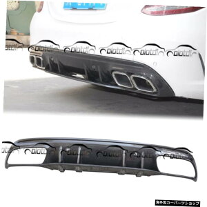 メルセデスベンツCクラスW205C43C63 AMG 2014-2019 Carbon Fiber Rear Bumper Diffuser Lip Spoiler Splitter Fits for Mercedes BENZ C CLASS W205 C43 C63 AMG 2014-2019
