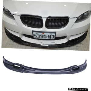 BMW3�V���[�YE92E93M3 2008-2013�p�̃��A���J�[�{���t�@�C�o�[�t�����g�o���p�[���b�v�v���e�N�^�[�X�|�C���[ Real Carbon Fiber Front Bumper Lip Protector Spoiler For BMW 3 Series E92 E93 M3 2008-2013�y���s�A���i�z