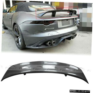 WK[F^CvN[y2hA2013-upJ[{t@Co[AX|C[EBOgNu[cJ[X^CO For Jaguar F-type Coupe 2 Door 2013-up Carbon Fiber Rear Spoiler Wing Trunk Boot Car Styling