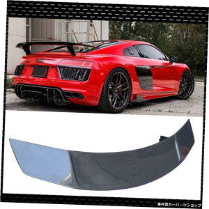 AJ[{t@Co[AgNEBOX|C[u[gbvAEfBR82016-2020J[X^CO Real Carbon Fiber Rear Trunk Wing Spoiler Boot Lip For Audi R8 2016-2020 Car Styling