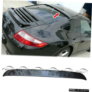|VF911997J2DRN[yA[tX|C[EBhEEBObvJ[{t@Co[05-08 For Porsche 911 997 Carrera 2DR Coupe Rear Roof Spoiler Window Wing Lip Carbon Fiber 05-08