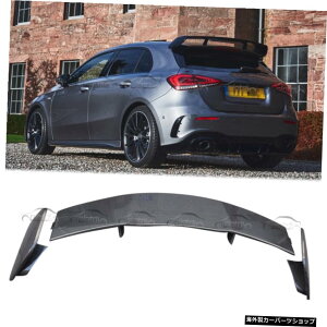 メルセデスベンツAクラスW177ハッチバック20192020用カーボンファイバールーフリップリアルーフスポイラーウィング Carbon Fiber Roof Lip Rear Roof Spoiler Wing for Mercedes-Benz A Class W177 Hatchback 2019 2020