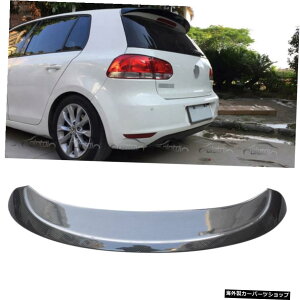 VWSt6MK6GTi R20 2010-2013J[X^COpJ[{t@Co[AX|C[EBOgNbv Carbon Fiber Rear Spoiler WIng Trunk Lip For VW Golf 6 MK6 GTi R20 2010-2013 Car Styling