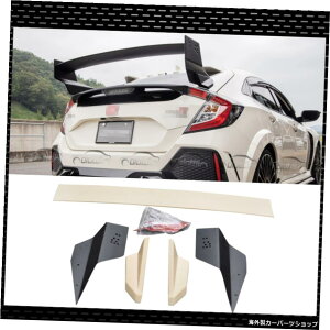 ABSAX|C[gNEBOz_VrbN10THFK7FK8nb`obN5DR2016-2020M^CvX|C[J[X^CO ABS Rear Spoiler Trunk Wing For Honda Civic 10TH FK7 FK8 Hatchback 5DR 2016-2020 M Type Spoiler C