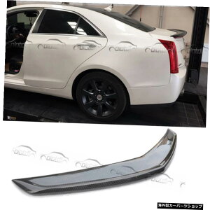 LfbNATSZ_2013-2017AgNX|C[u[cEBOJ[{t@Co[tBbg Fit for Cadillac ATS Sedan 2013-2017 Rear Trunk Spoiler Boot Wing Carbon Fiber Refit